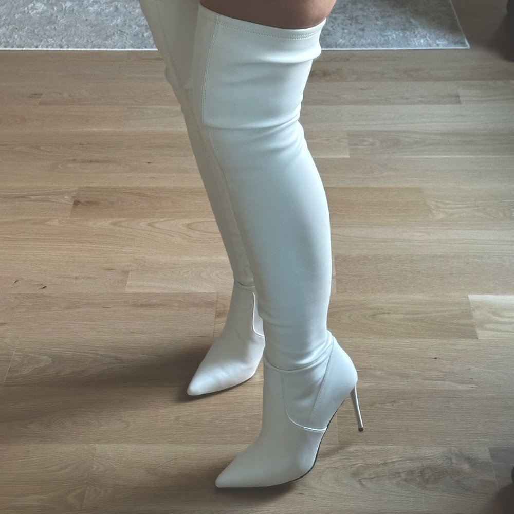Steve Madden Over The Knee Leather Boots